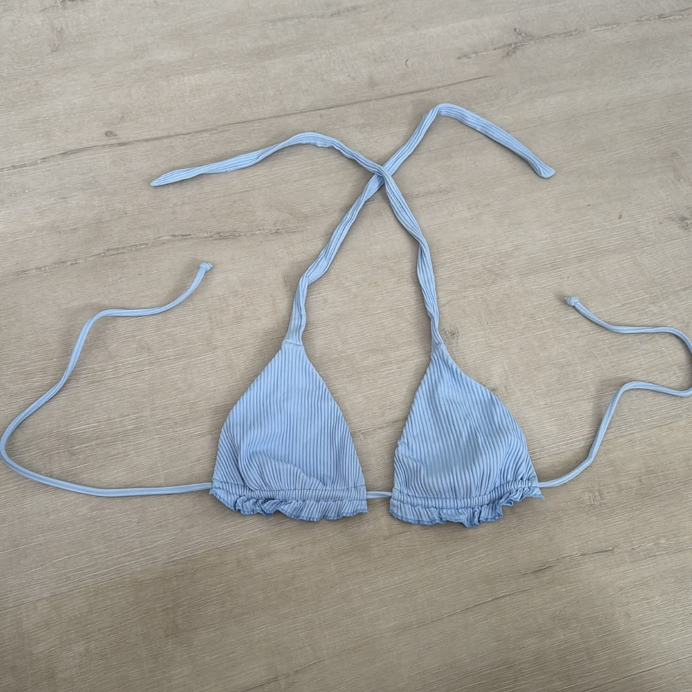 NWOT! Blue Bikini Top